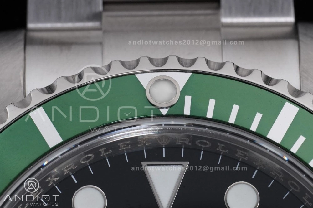 Submariner 16610 LV Green 904L Steel TMF 1:1 Kermit Best Edition on SS Bracelet SH GoodFit 1142