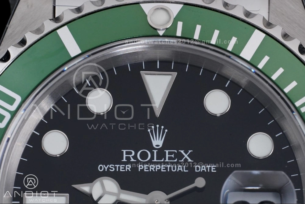Submariner 16610 LV Green No Rehaut Engraving 904L Steel TMF 1:1 Kermit Best Edition on SS Bracelet SH EasyMatch 1145