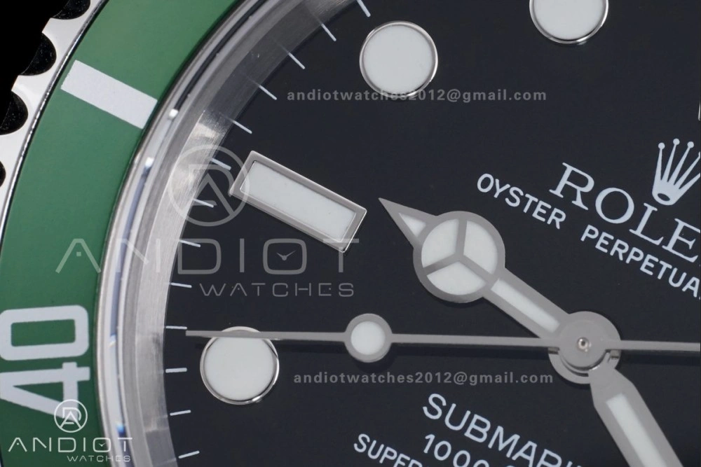 Submariner 16610 LV Green No Rehaut Engraving 904L Steel TMF 1:1 Kermit Best Edition on SS Bracelet SH EasyMatch 1145