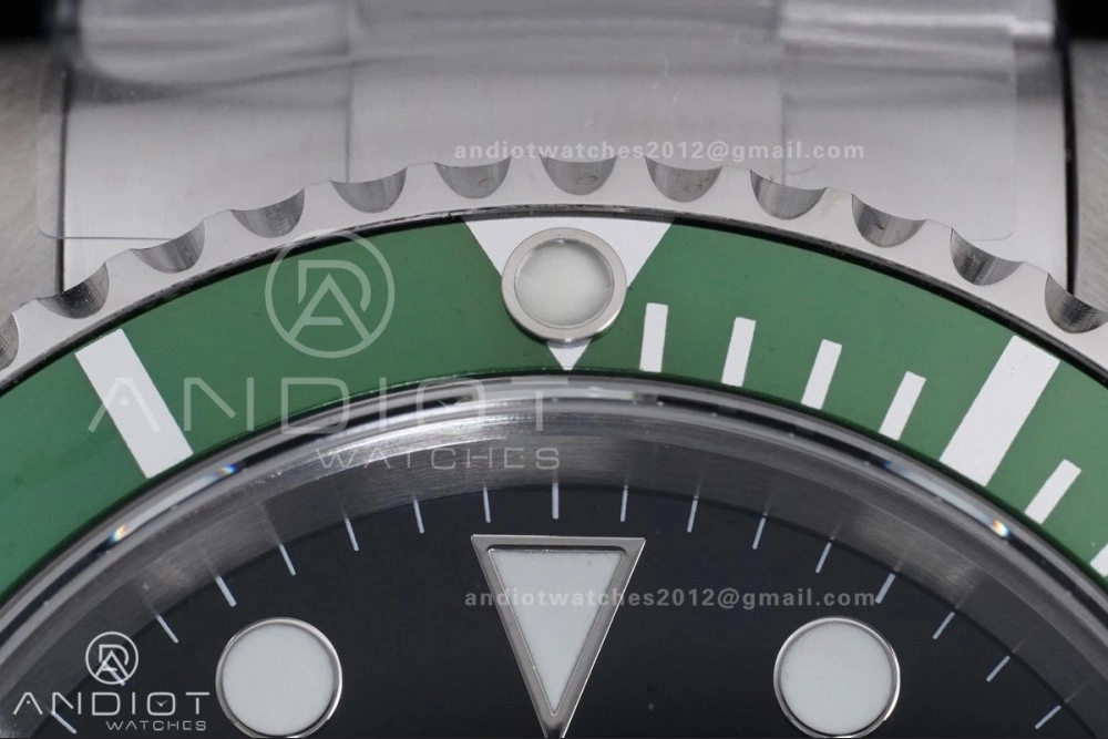 Submariner 16610 LV Green No Rehaut Engraving 904L Steel TMF 1:1 Kermit Best Edition on SS Bracelet SH EasyMatch 1145