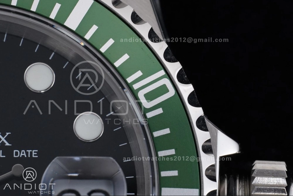 Submariner 16610 LV Green No Rehaut Engraving 904L Steel TMF 1:1 Kermit Best Edition on SS Bracelet SH EasyMatch 1145