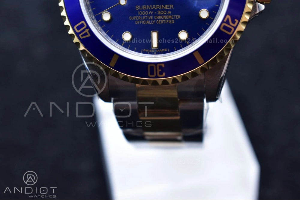 Submariner 16613 Vintage Bluesy BPF Best Edition On SS Bracelet Colorful 1152