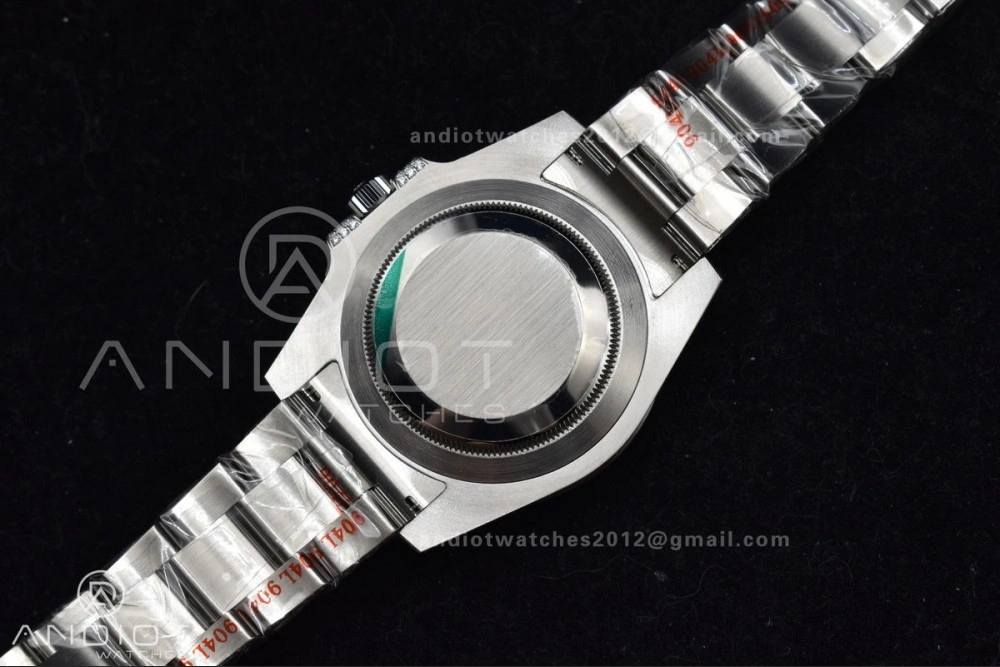 Submariner 40mm Full Diamonds SS AMGF Best Edition Blue Dial On Bracelet On VR Refined 1149