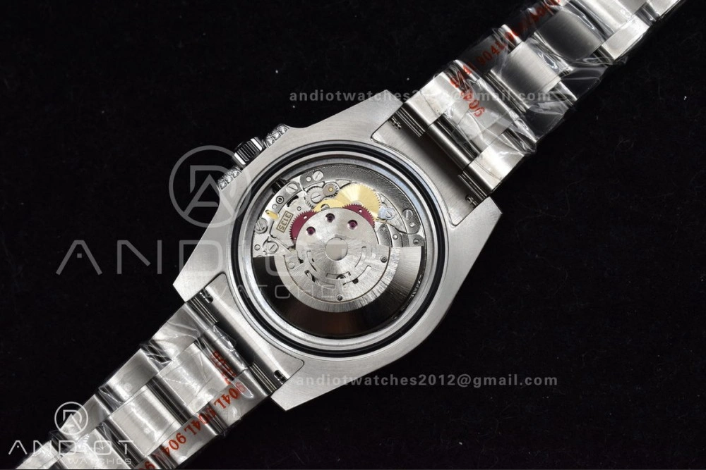 Submariner 40mm Full Diamonds SS AMGF Best Edition Blue Dial On Bracelet On VR Refined 1149