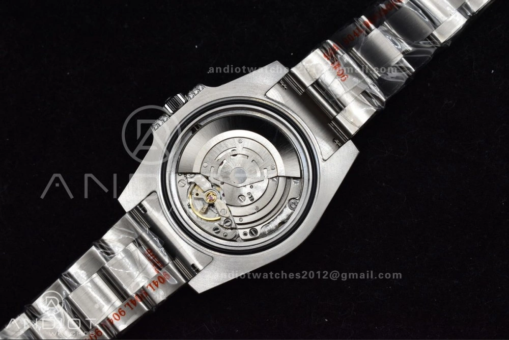 Submariner 40mm Full Diamonds SS AMGF Best Edition Blue Dial On Bracelet On VR Refined 1149
