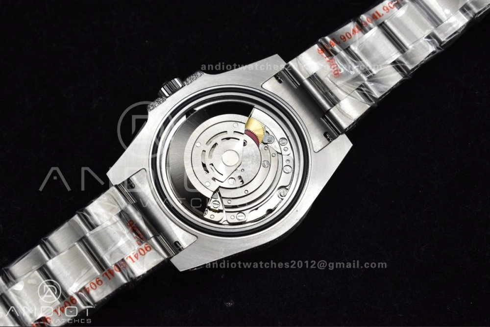 Unisex Submariner 40mm Full Diamonds SS AMGF Best Edition Green Dial on Bracelet on VR 1150