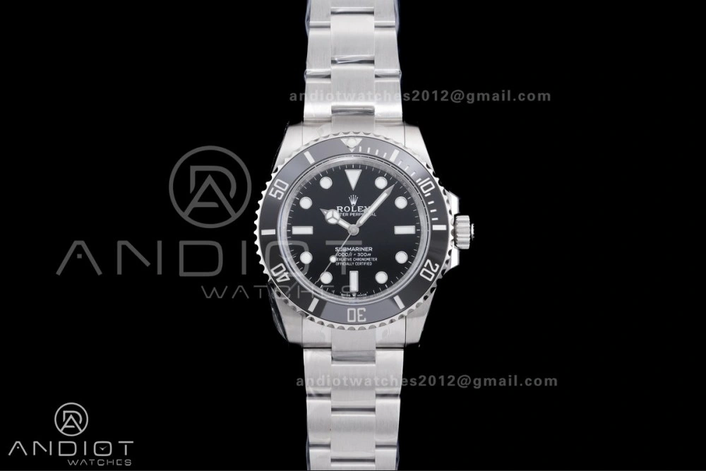 EasyMatch Submariner 41mm 124060 No Date Black Ceramic 904L Steel VSF 1:1 Best Edition VS 1151