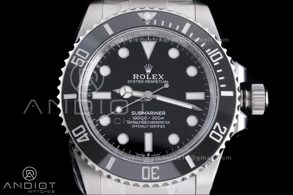 EasyMatch Submariner 41mm 124060 No Date Black Ceramic 904L Steel VSF 1:1 Best Edition VS 1151