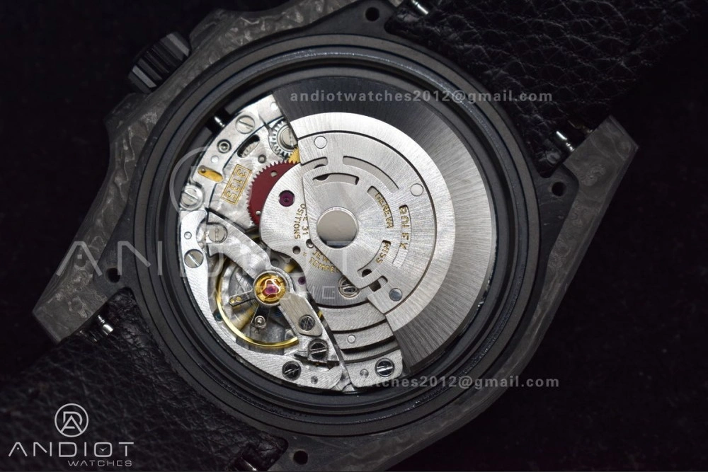 Submariner DIW Carbon VSF 1:1 Best Edition Black Red Dial on Black Nylon Strap VS SunProtective 474