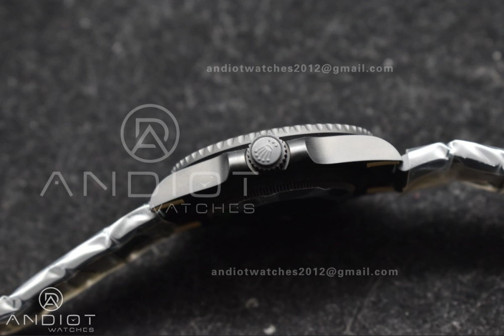 Submariner DIW DLC Sandblasted VSF 1:1 Best Edition Black Blue Dial on DLC Bracelet VS Affordable 1157