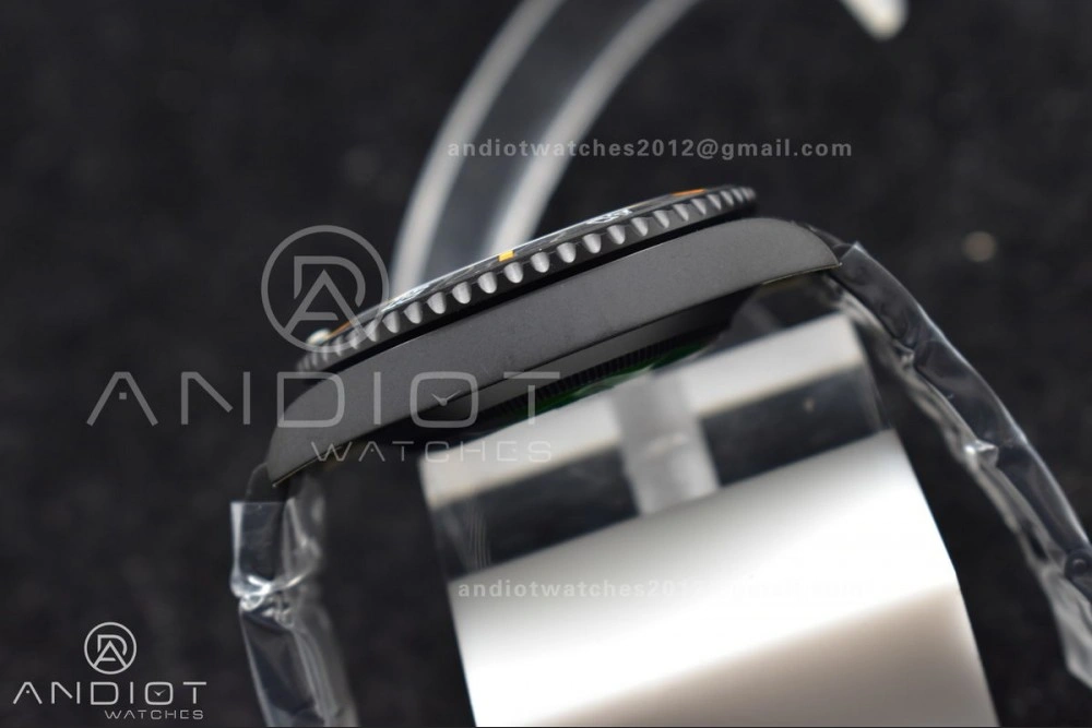 Submariner DIW DLC VSF 1:1 Best Edition Black Orange Dial on DLC Bracelet VS Upgraded 470