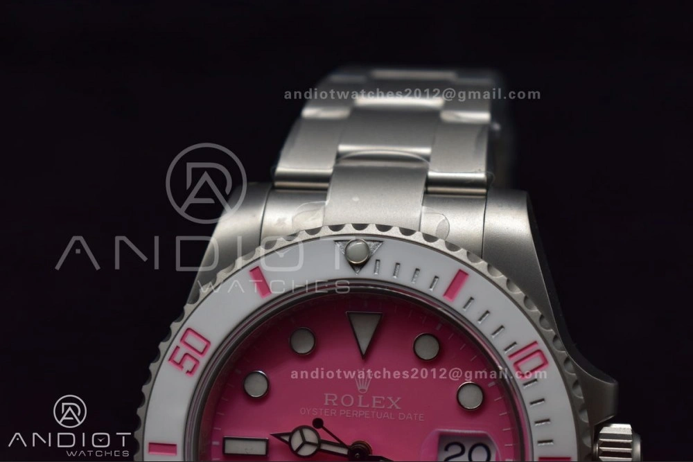 Submariner DIW Sandblasted VSF 1:1 Best Edition Pink Dial On SS Bracelet VS Sustainable 1160