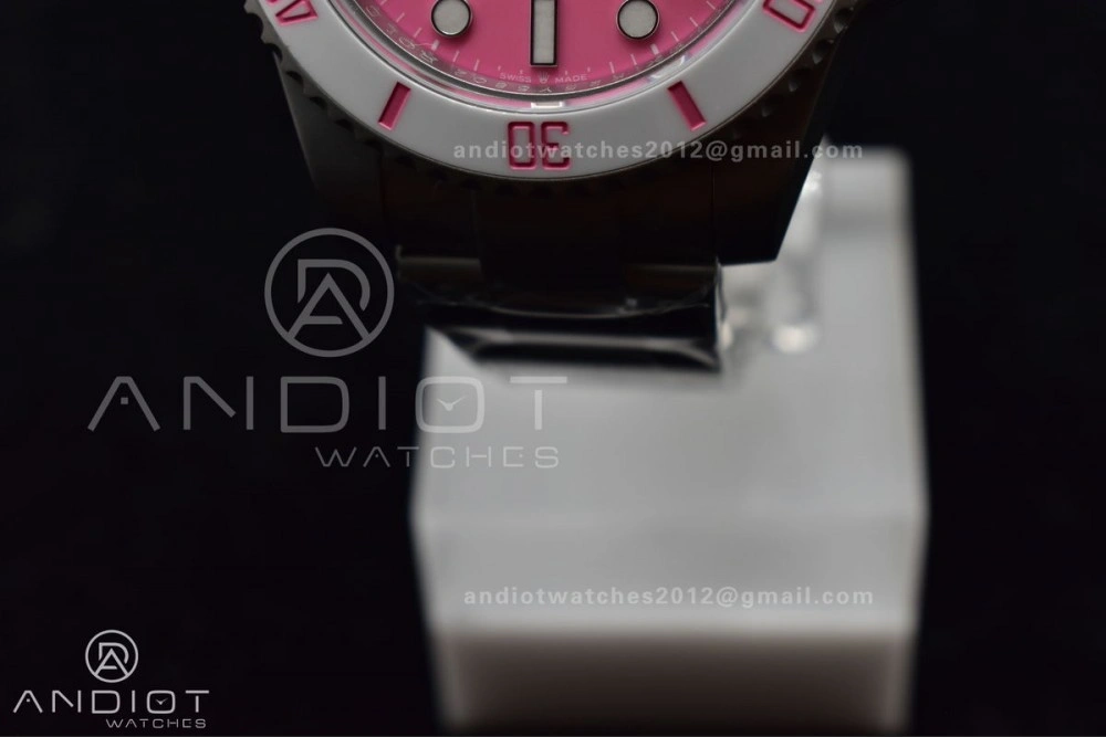 Submariner DIW Sandblasted VSF 1:1 Best Edition Pink Dial On SS Bracelet VS Sustainable 1160