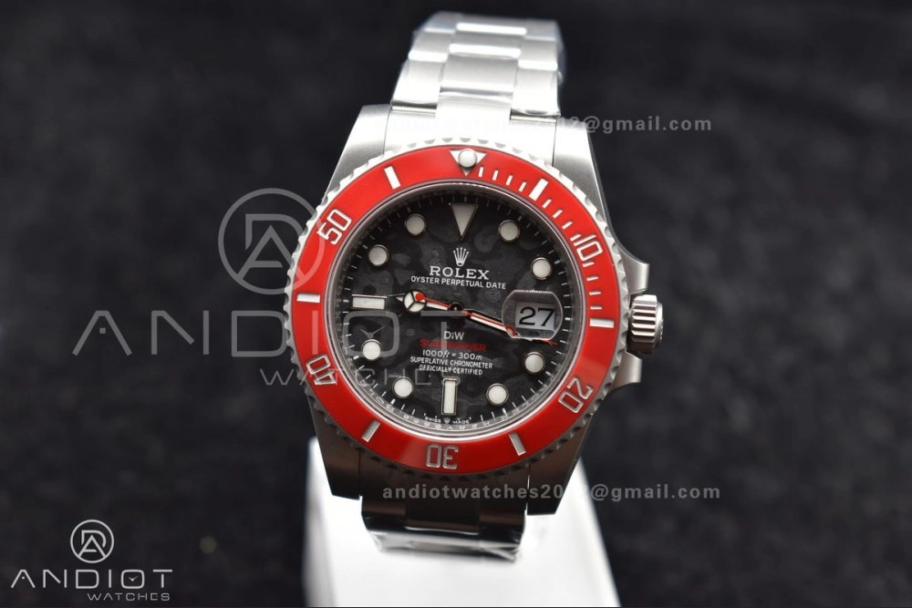 Submariner DIW Sandblasted VSF 1:1 Best Edition Pluto On SS Bracelet VS Practical 1159