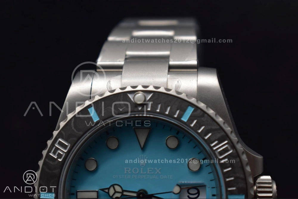 ComfortFit Submariner DIW Sandblasted VSF 1:1 Best Edition Tiffany Blue Dial on SS Bracelet VS 472