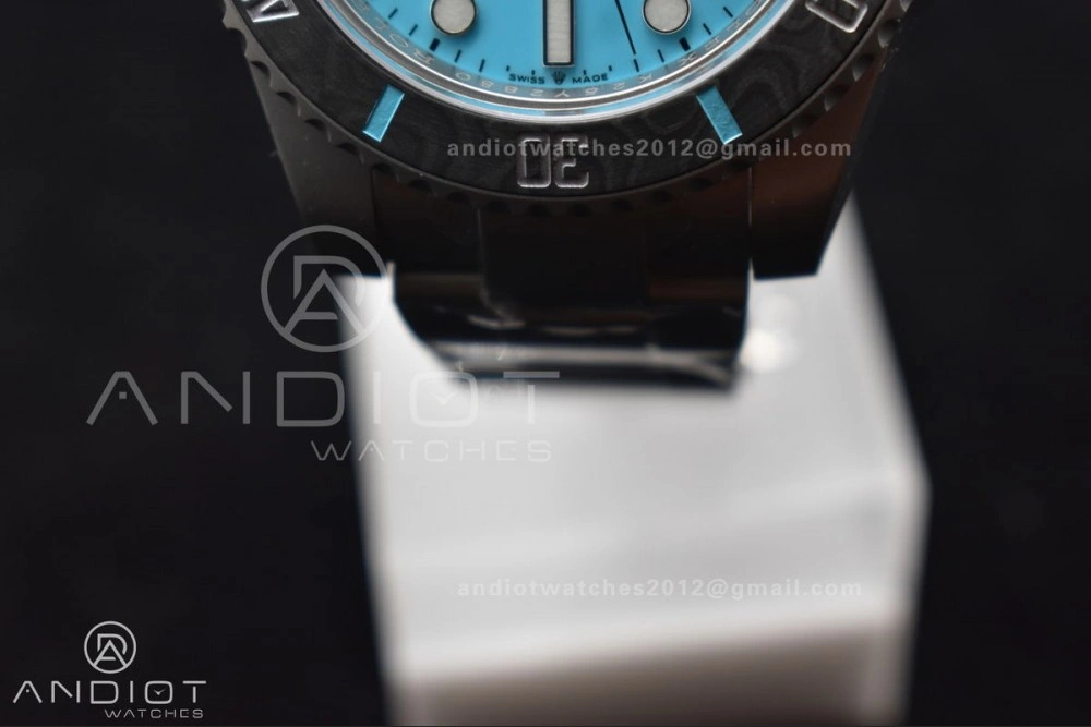 ComfortFit Submariner DIW Sandblasted VSF 1:1 Best Edition Tiffany Blue Dial on SS Bracelet VS 472