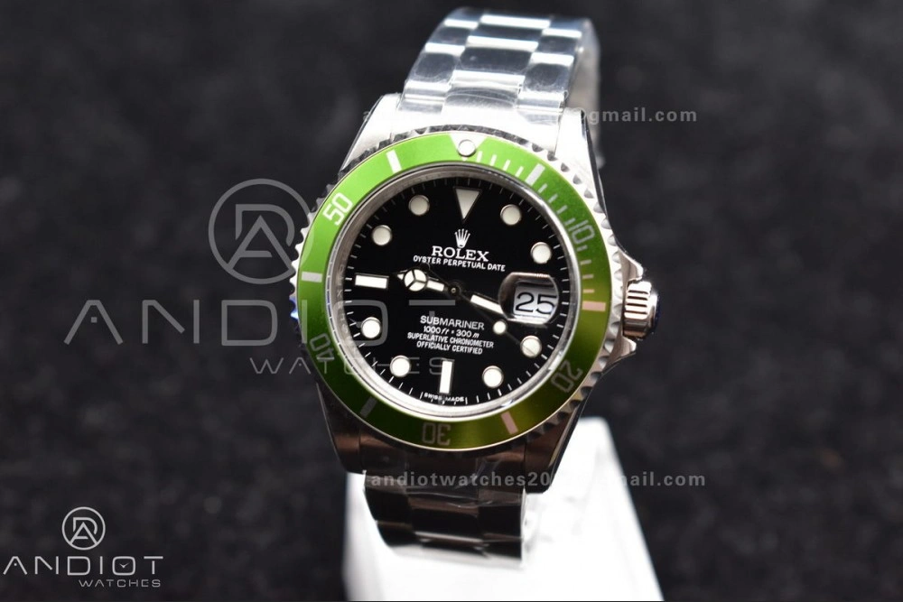Submariner16610LV Kermit BPF Best Edition On SS Bracelet Comfortable 469
