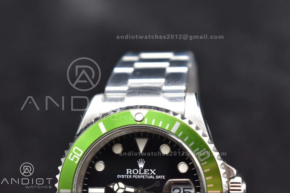 Submariner16610LV Kermit BPF Best Edition On SS Bracelet Comfortable 469