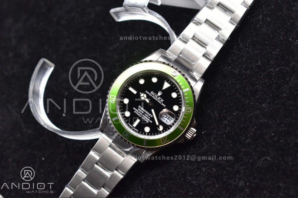 Submariner16610LV Kermit BPF Best Edition On SS Bracelet Comfortable 469