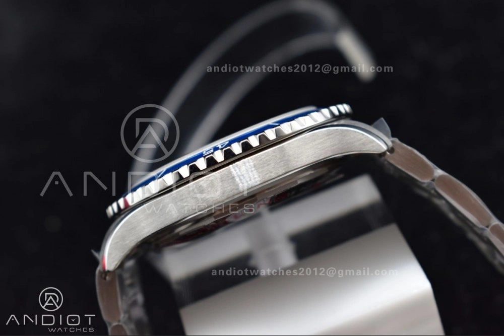 Refined SuperOcean Automatic 44 TF 1:1 Best Edition Blue Ceramic Bezel Blue White Dial on SS Bracelet A 482