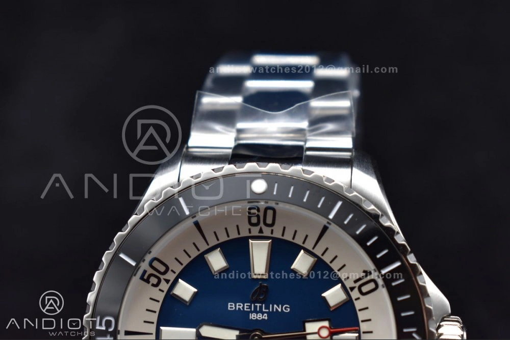 SuperOcean Automatic 44 TF 1:1 Best Edition Blue White Dial on SS Bracelet A MultiPurpose 176