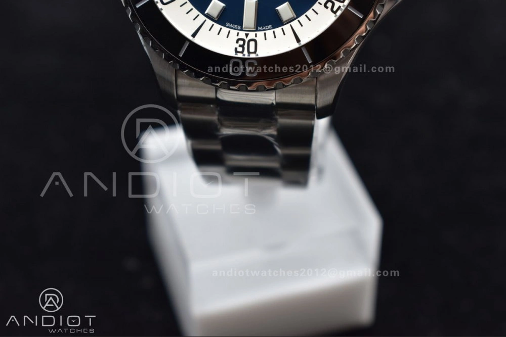 SuperOcean Automatic 44 TF 1:1 Best Edition Blue White Dial on SS Bracelet A MultiPurpose 176