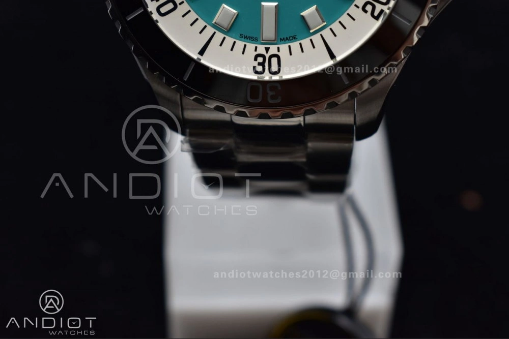 ModernLook SuperOcean Automatic 44 TF 1:1 Best Edition Tiffany Blue Dial on SS Bracelet A 229