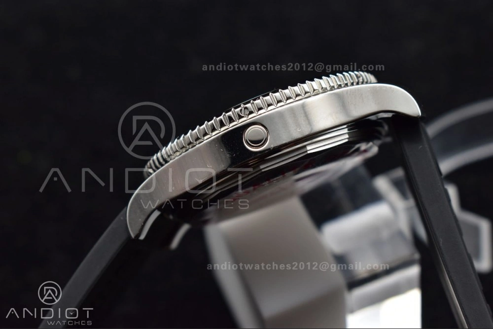 Packable Superocean Automatic 44 TF 1:1 Best Edition Black Dial Black Bezel On Black Rubber Strap A 1167