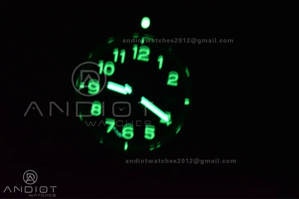 Packable Superocean Automatic 44 TF 1:1 Best Edition Black Dial Black Bezel On Black Rubber Strap A 1167