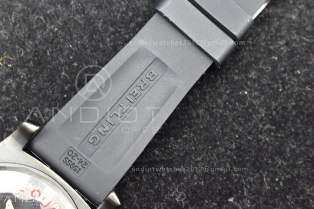 BestValue Superocean Automatic 44 TF 1:1 Best Edition Black Dial Black Bezel On Black Rubber Strap A 1171