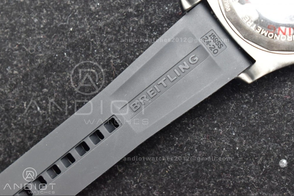 BestValue Superocean Automatic 44 TF 1:1 Best Edition Black Dial Black Bezel On Black Rubber Strap A 1171