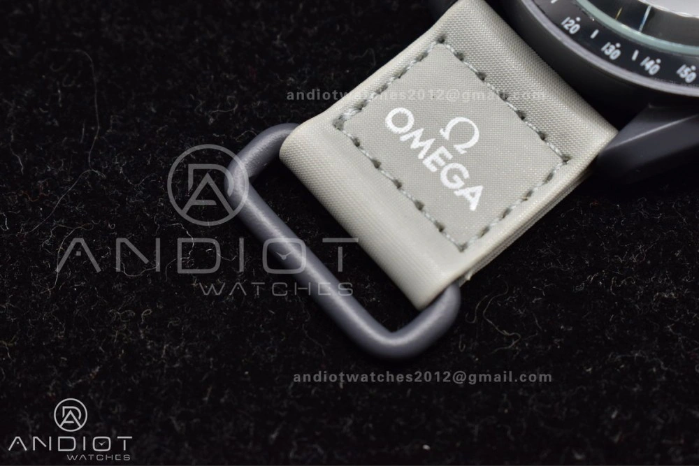 Swatch x Omega Bioceramic Moonwatch Mission to Mercury on Nylon Strap Quartz Durable 1180