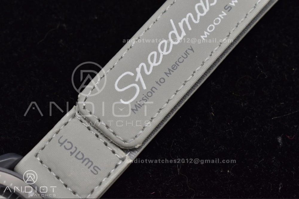 Swatch x Omega Bioceramic Moonwatch Mission to Mercury on Nylon Strap Quartz Durable 1180
