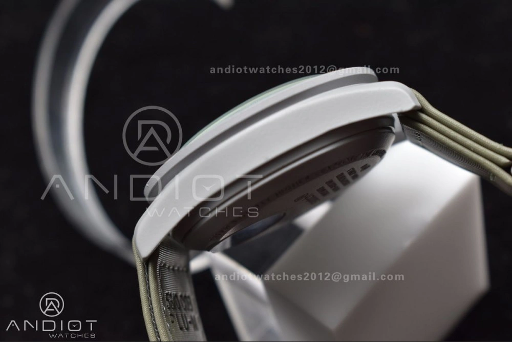 Casual Swatch x Omega Bioceramic Moonwatch Mission to Pluto on Nylon Strap Quartz 131