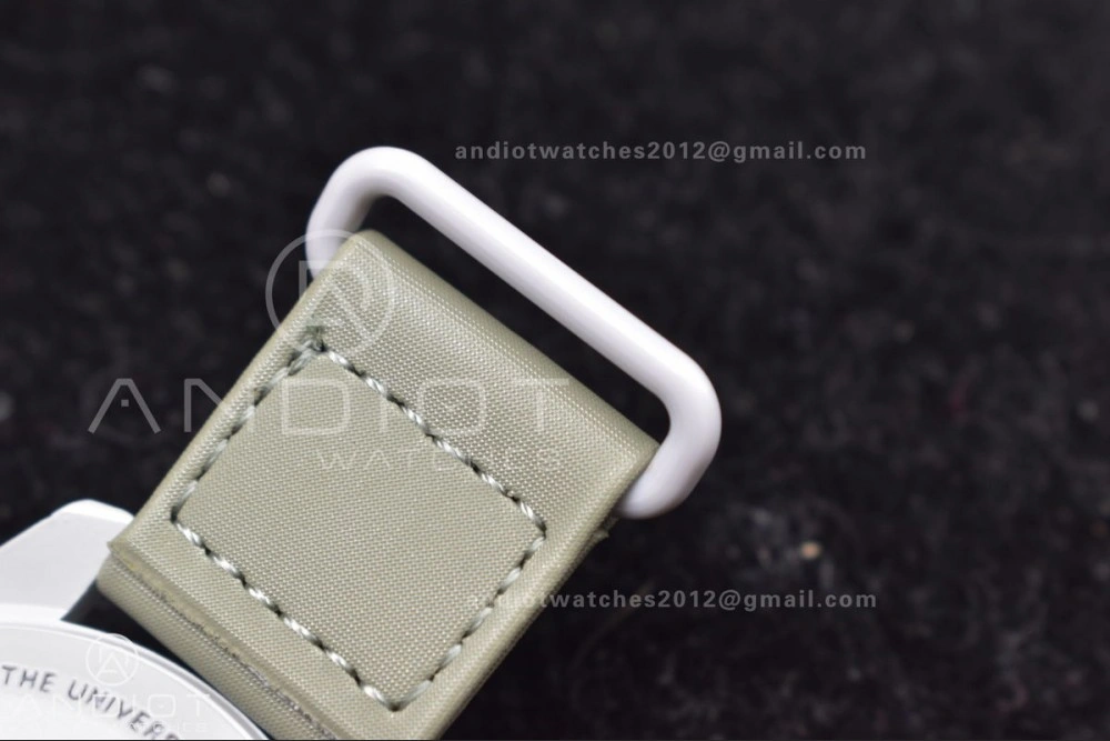 Casual Swatch x Omega Bioceramic Moonwatch Mission to Pluto on Nylon Strap Quartz 131