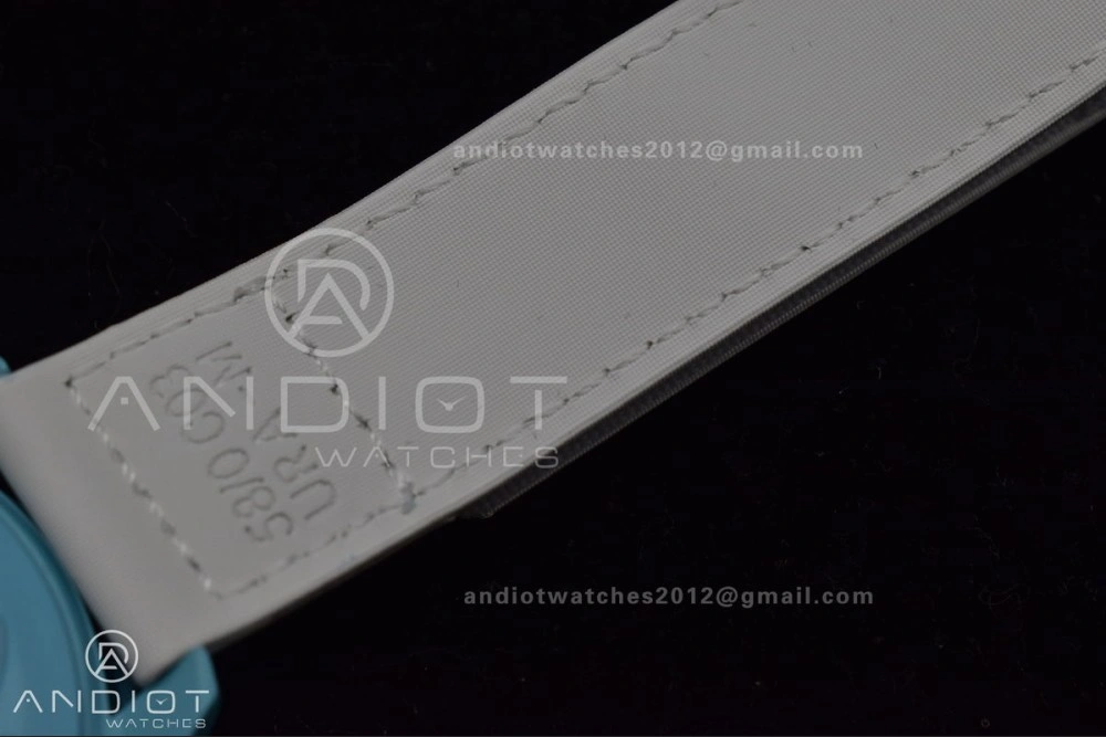 Comfortable Swatch x Omega Bioceramic Moonwatch Mission to Uranus on Nylon Strap Quartz 141