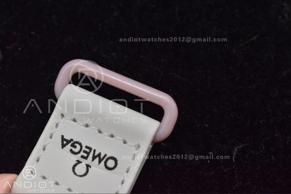 Neat Swatch x Omega Bioceramic Moonwatch Mission to Venus on Nylon Strap Quartz 130