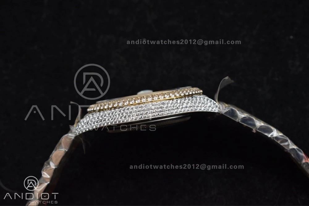 SportInspired TWD 41mm Best Version Diamond DateJust Roman Dial 2 Tone Yellow Gold 1196