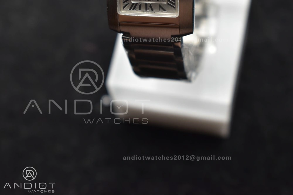 OdorResistant Tank Francaise Small SS KRF 1:1 Best Edition White Dial on SS Bracelet Ronda Quartz 248