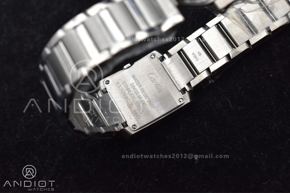 OdorResistant Tank Francaise Small SS KRF 1:1 Best Edition White Dial on SS Bracelet Ronda Quartz 248