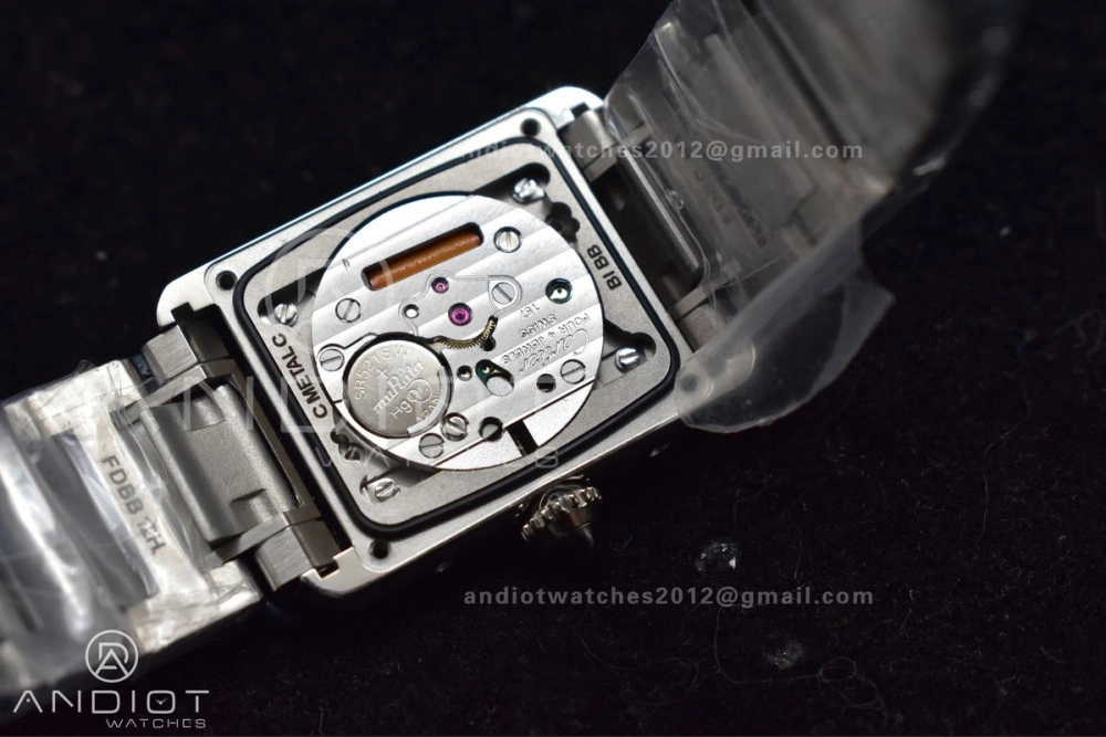 Tank Solo 20.3mm K11F SS White Dial With Diamond Bezel On SS Bracelet Ronda Quartz Soft 1190