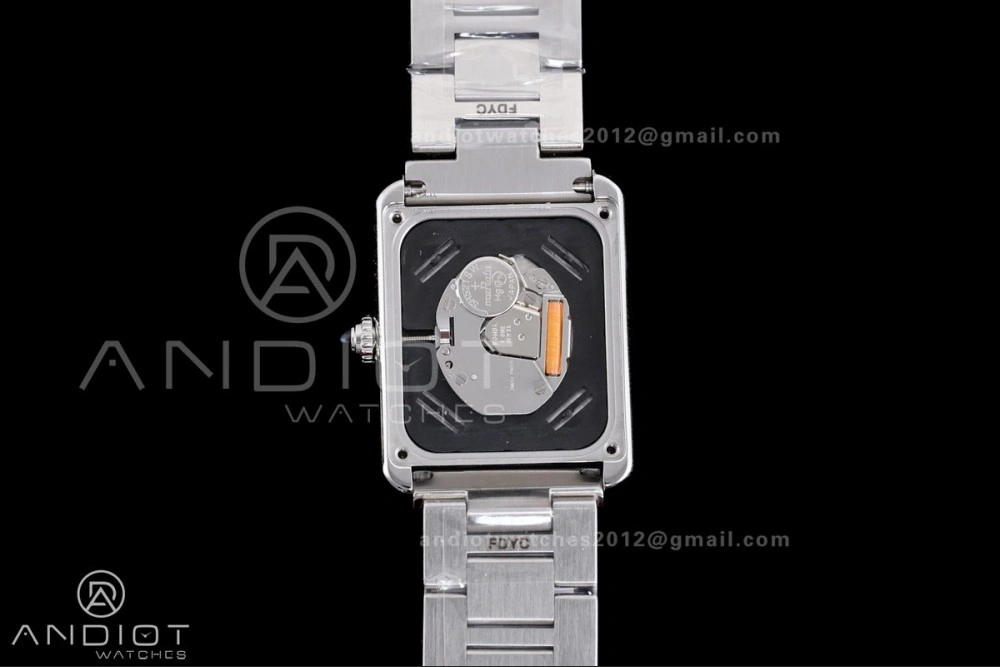 Casual Tank Solo 31x24.4mm AF SS White Dial on SS Bracelet Ronda Quartz 255