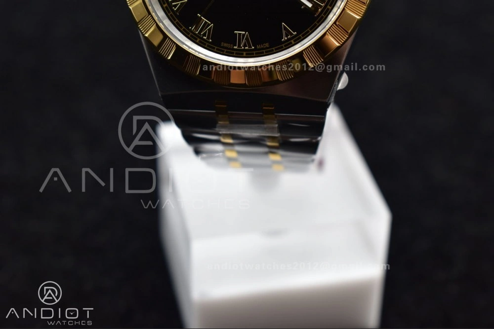 Reliable Tudor Royal V7F 1:1 Best Edition Black Dial On YG SS Strap A 1285