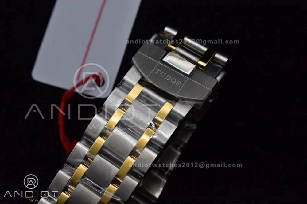 Reliable Tudor Royal V7F 1:1 Best Edition Black Dial On YG SS Strap A 1285