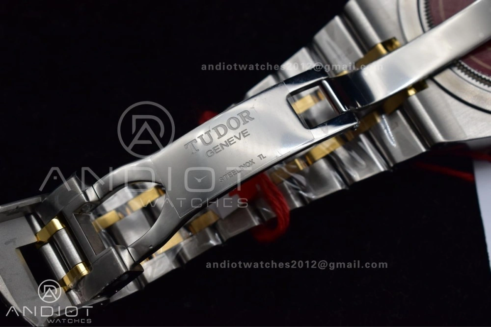 Reliable Tudor Royal V7F 1:1 Best Edition Black Dial On YG SS Strap A 1285
