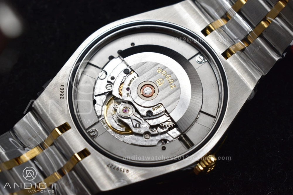 Reliable Tudor Royal V7F 1:1 Best Edition Black Dial On YG SS Strap A 1285