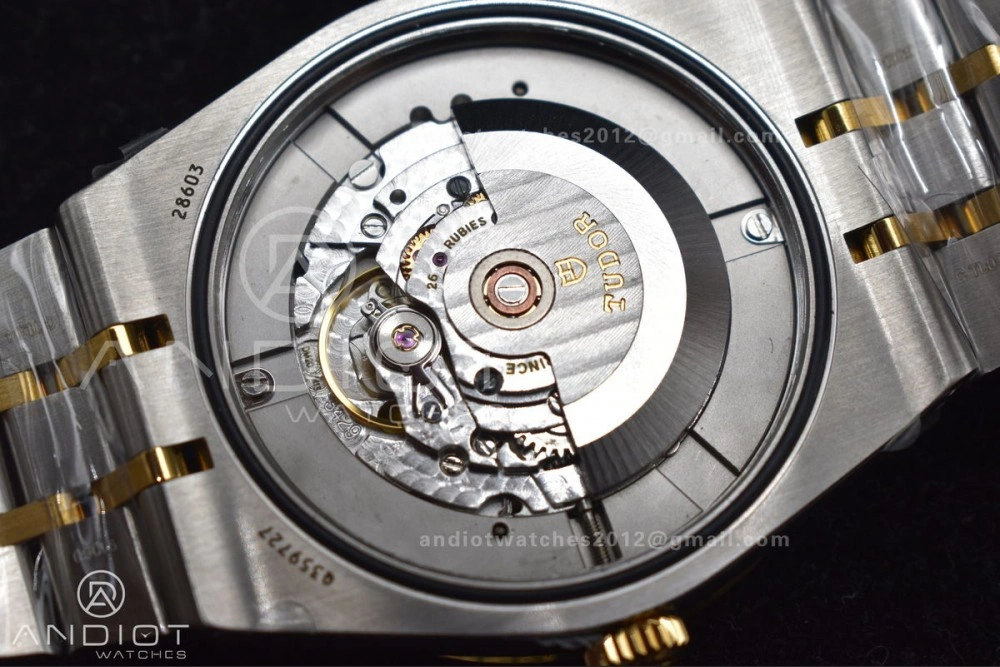 Reliable Tudor Royal V7F 1:1 Best Edition Black Dial On YG SS Strap A 1285