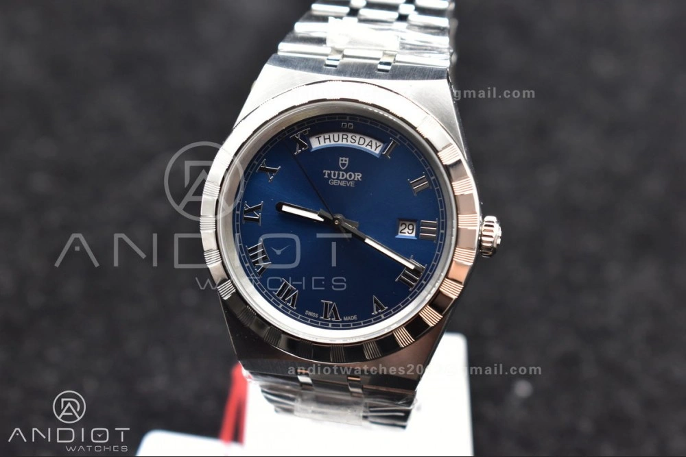 Attractive Tudor Royal V7F 1:1 Best Edition Blue Dial on SS Strap A 1284