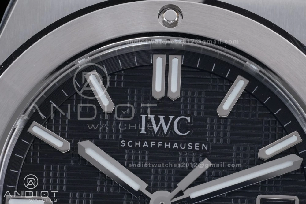 HighQuality V7 Factory IWC Ingenieur IW328901 Black V2 Dial On SS Automatic A 294