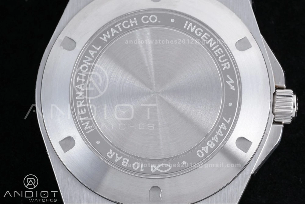 HighQuality V7 Factory IWC Ingenieur IW328901 Black V2 Dial On SS Automatic A 294
